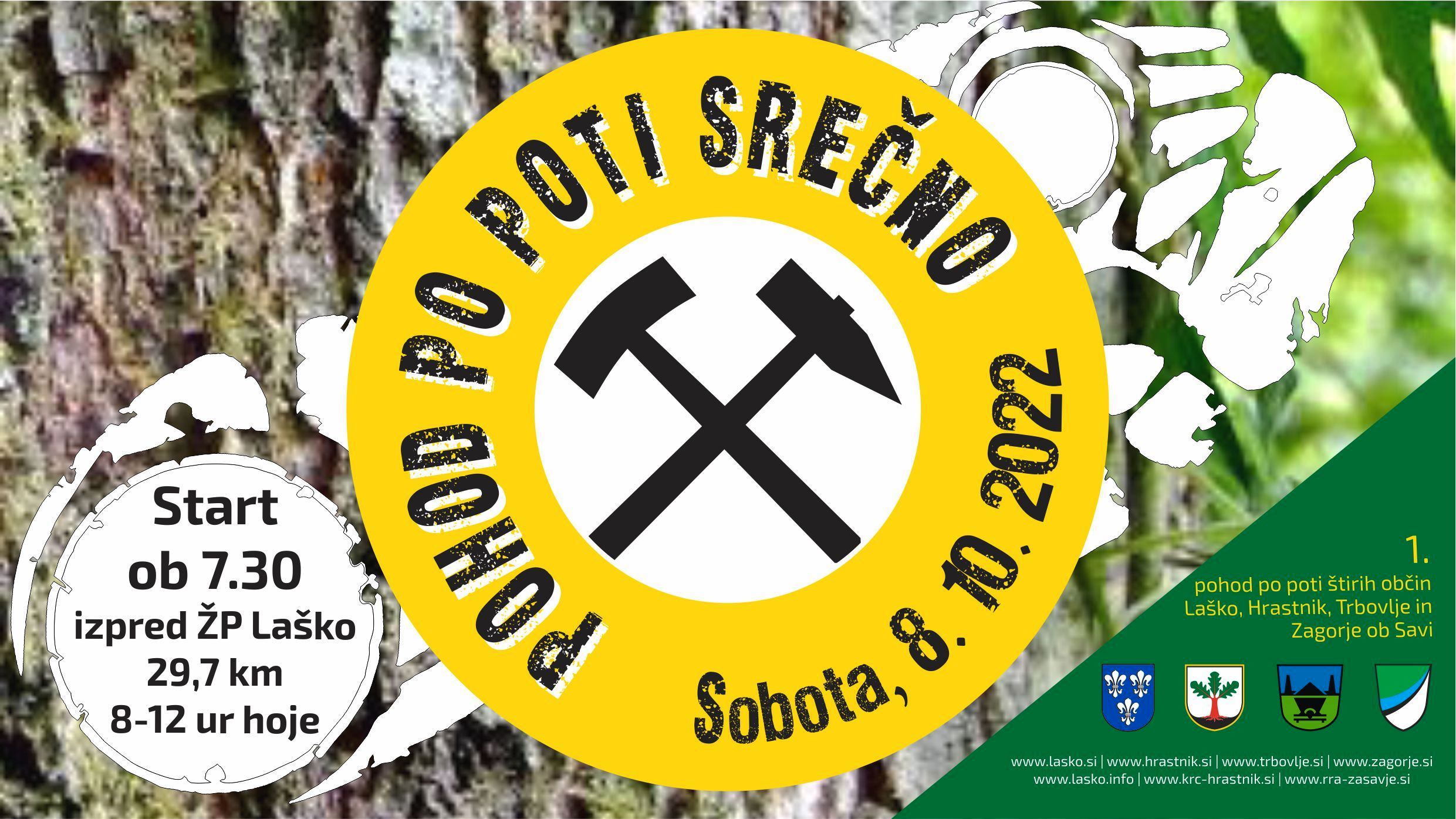 Baner Pohod pot Srečno 2022